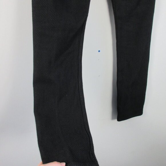 Gustin Men's Slim Pants 32 Black Button Fly 5 Pocket Chino Woven Knit 718 - Picture 11 of 15